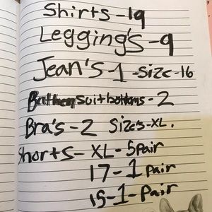 Women’s clothes Xl